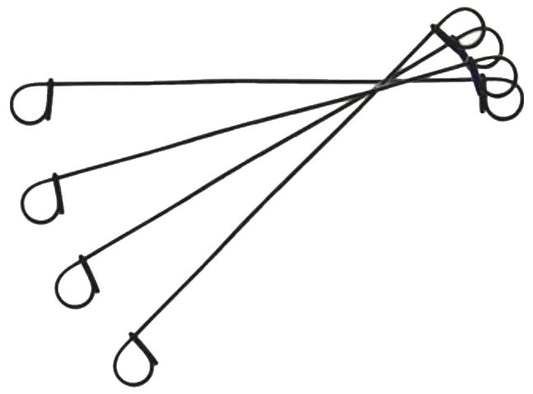 6" PVC Coated Bag Ties – 16 Gauge