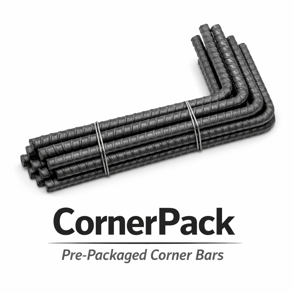 #3 x 24" x 24" CornerPack – Pre-Packaged Corner Bars