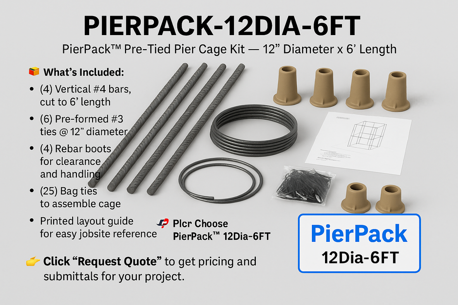 PierPack™ – Pre-Tied Pier Cage Kits – Bolsinger Rebar Inc